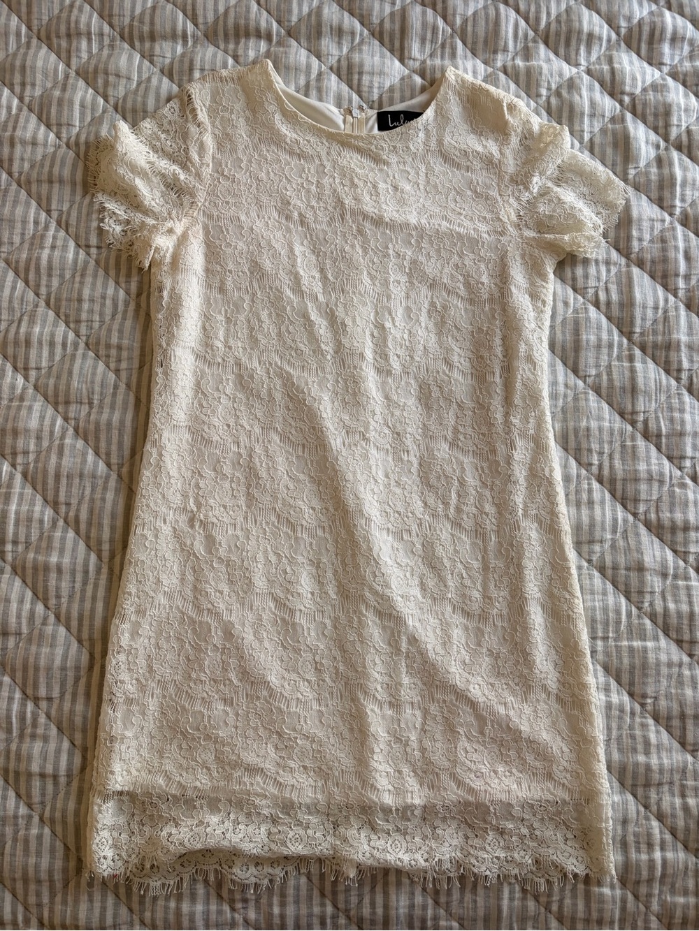 Lulus white lace dress - Picture 2 of 2